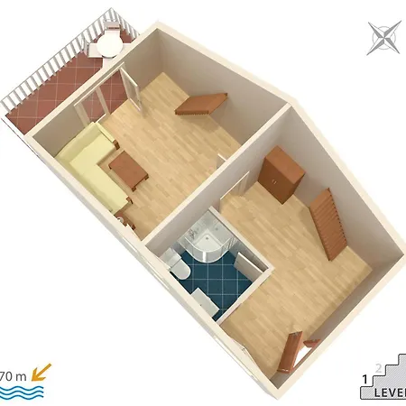 With A Parking Space Vinisce, Trogir - 4886 Apartment *